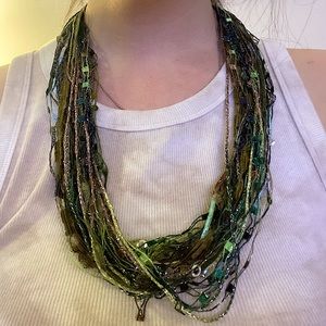 Unique string necklace